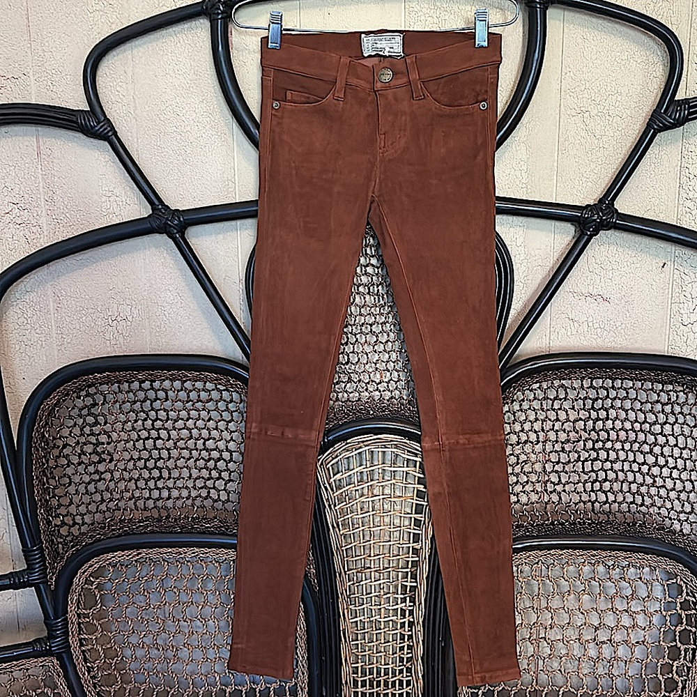 Current Elliot Lamb Suede Leggings - Picture 2 of 11